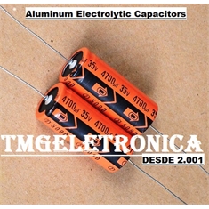 220UF,220MF - CAPACITOR ELETROLITICO AXIAL,Aluminum Electrolytic Capacitors Axial - DIVERSOS - ELCO 220UF/160Volts - AXIAL 27X40MM